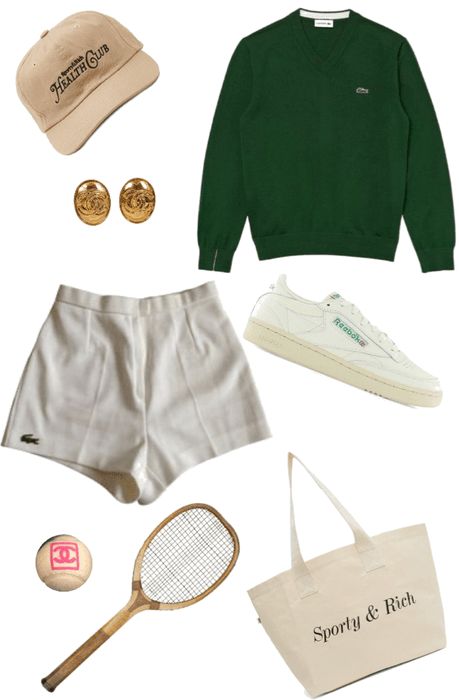 Tennis Casual Outfit, Rich Sport Outfit, Rich Sport Aesthetic, Lazy Old Money Outfits, Sporty And Rich Aesthetic Outfits, Rich Athletic Outfits, Old Money Running Outfit, Preppy Sporty Aesthetic, Rich Sporty Aesthetic