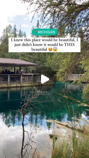 All Things Michigan on Instagram: "Michigan’s largest freshwater spring ✨💦🧚‍♂️  📍Kitch-iti-kipi | Manistique, Michigan (Upper Peninsula)  🎥 @missnortherner   #kitchitikipi #puremichigan #uptravel #upperpeninsula #michiganhiddengems #naturalspring #beautifuldestinations #michigantravel" Kitch-iti-kipi Michigan, Manistique Michigan, Michigan Upper Peninsula, Michigan Travel, Upper Peninsula, Spring Nature, Pure Michigan, May 22, Beautiful Destinations