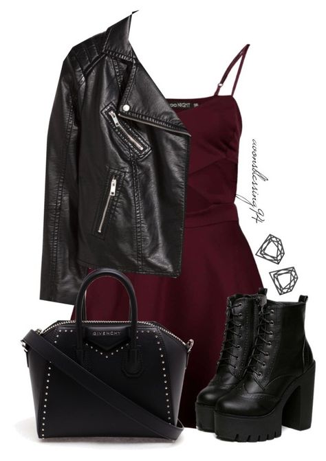 "Rock Chick" by avonsblessing94 ❤ liked on Polyvore featuring Boohoo, H&M, Myia Bonner and Givenchy Punk Feminine Outfits, Rock Style Outfits For Women, 80s Fashion Rock, Rock Chick Outfits, Elegant Rocker Outfit, Rock And Roll Aesthetic Outfit, Rock Outfits For Women, Rock Outfit Ideas, 80s Rock Fashion Women