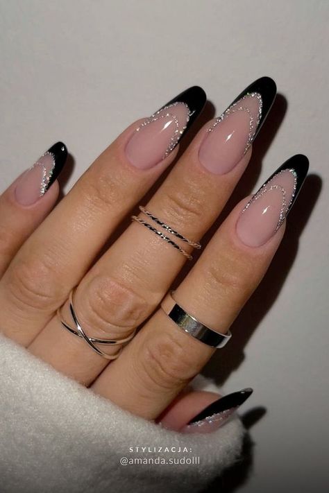 Pink Tip Nails, Edgy Nails, Casual Nails, Formal Nails, Classy Acrylic Nails, Acrylic Nail Tips, Short Acrylic Nails Designs, Cat Kuku, Oval Nails