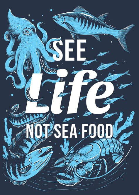 Weronika Kolinska on Behance Animal Activism, Save Our Oceans, Vegan Quotes, Why Vegan, Animal Liberation, Vegan Humor, Vegan Inspiration, Stop Animal Cruelty, Vegan Clothing