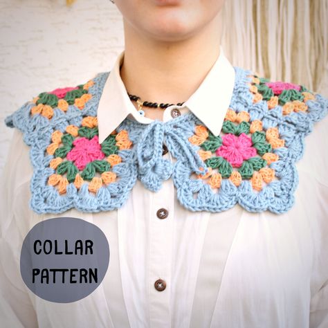 Couture, Crochet Neck Collar Free Pattern, Detachable Collar Pattern, Crochet Collar Pattern, Crochet Terms, Yarn Crochet, Basic Crochet, Beginner Crochet, Crochet Collar