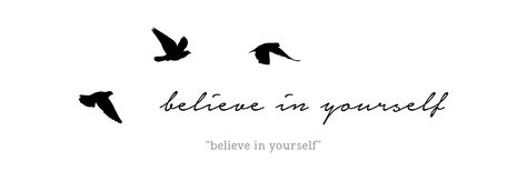 Cursive tattoo design - Believe in Yourself - English - Birds - Rib tattoo, Ribcage tattoo, foot tattoo, forearm tattoo, shoulder tattoo. Believe In Yourself Tattoo, English Birds, Tattoo Ribcage, Yourself Tattoo, Bird Tattoo Ribs, Birdcage Tattoo, Scroll Tattoos, Cursive Tattoo, Writing Tattoo