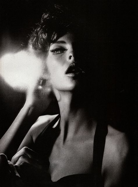 Oribe Hair Products, Tatjana Patitz, Black And White Face, Peter Lindbergh, Steven Meisel, Linda Evangelista, Glamour Photography, White Face, Black And White Portraits