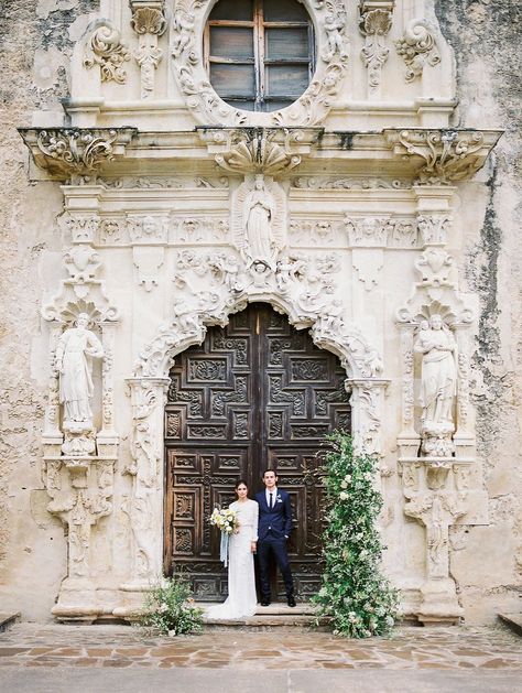 Goth Weddings, Funeral Birthday, San Antonio Wedding Photography, Mission Wedding, San Antonio Wedding Venues, Old World Wedding, San Antonio Missions, Dating Ideas, Santa Isabel