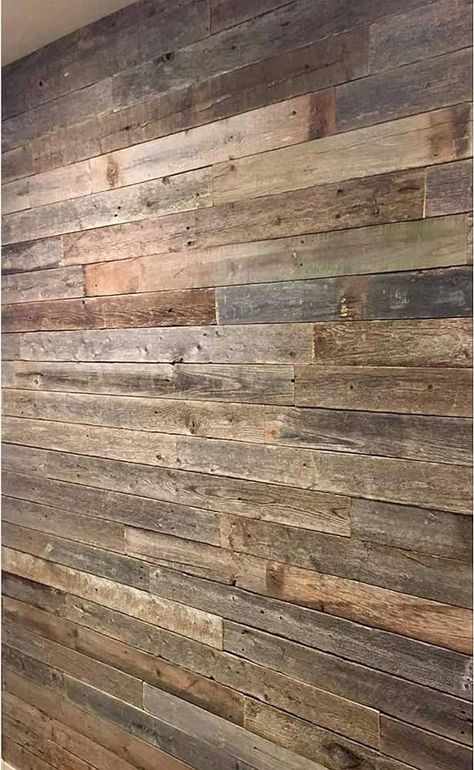 Amazon.com: Rockin' Wood Real Wood Nail Up Application Rustic Reclaimed Naturally Weathered Barn Wood Accent Paneling Board Planks for Home Walls, 8 Square Feet : Tools & Home Improvement Real Wood Paneling, Barnwood Paneling, Barnwood Accent Wall, Wood Paneling Decor, Reclaimed Wood Wall Panels, Reclaimed Wood Accent Wall, Barn Wood Decor, Wood Plank Walls, Barnwood Wall