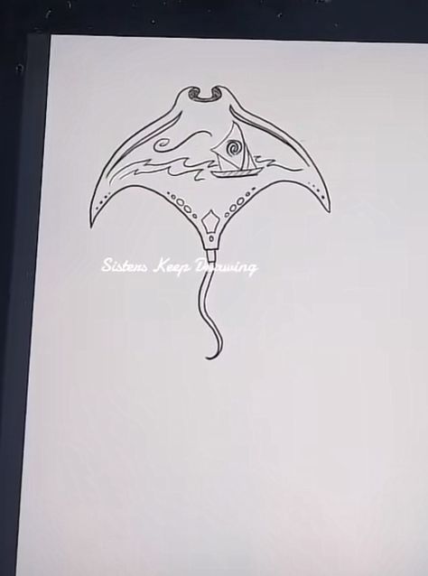 Croquis, Moana Tattoos Ideas Small, Disney Moana Tattoos, Disney Tattoos Moana, Moana Doodles, Moana Tattoos Small, Heart Of Te Fiti Tattoo, Moana Stingray Tattoo, Moana Inspired Tattoos