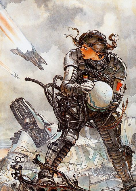 Science Fiction Art, Sztuka Science Fiction, Sci Fi Comics, New Retro Wave, Arte Cyberpunk, Bd Comics, Space Opera, Retro Futurism, Sci Fi Art