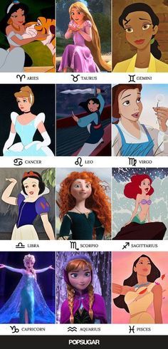 Scorpio Disney Princess, Zodiac Sign Disney Princess, Leo Disney Princess, Aries Disney Princess, Zodiac Signs Princesses, Zodiac Sign Princess, Disney Princess As Zodiac Signs, Zodiac Signs As Princesses, Zodiac Signs Disney Princess