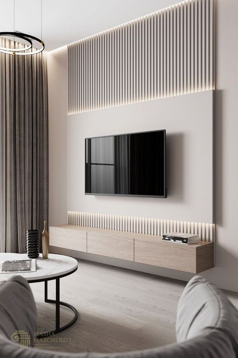 [PaidLink] 46 Most Pinned Living Room Tv Wall Modern Tv Units Interior Design Tricks To Copy #livingroomtvwallmoderntvunitsinteriordesign Minimalist Living Room And Dining Room, Textured Wallpaper Tv Wall, Interior Ceiling Design Modern, Tv Wall Ideas Apartment, Living Room Wood Slat Wall, Living Room Hotel Style, Tv Unit For Living Room Interior Design, Media Wall With Slats, Black Accent Wall Tv