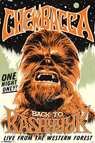 Star Wars Chewbacca Back To Kashyyyk Movie Poster 24x36 >>> You can find out more details at the link of the image.(It is Amazon affiliate link) #shoutouts Star Wars Prints, Cuadros Star Wars, Star Wars Chewbacca, Star Wars Wallpaper, Star Wars Images, Vintage Star Wars, Rock Posters, Star Wars Poster, Star Wars Movie