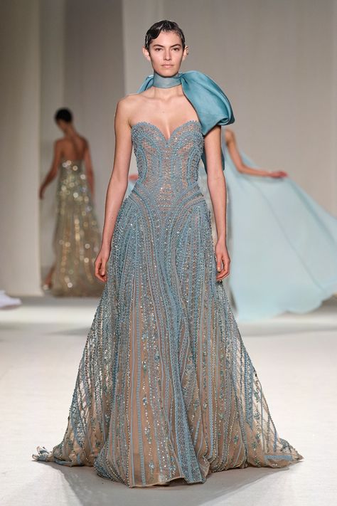 Elie Saab Couture, Couture, Elie Saab Spring, Elie Saab Spring 2023, Spring 2023 Couture, 2023 Couture, Elie Saab Haute Couture, Haute Couture Gowns, Spring Couture