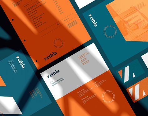 Orange Branding Design, Branding Examples, Art Festival Poster, Creative Inventions, Building Contractors, Hotel Branding, Real Estate Branding, Brand Book, Freelance Graphic Design