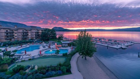 The Cove Lakeside Resort | Kelowna | Okanagan Lake Hotel Okanagan Lake, Lakeside Resort, Lake Hotel, Kelowna Bc, The Cove, Lake Resort, Luxury Amenities, Romantic Escapes, Girls Getaway