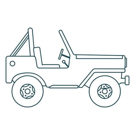 Jeep Cutout Template, Jeep Crafts For Preschool, Cartoon Jeep Drawing, Jeep Template, Jeep Drawing Easy, Jeep Doodle, Jeep Sketch, Jumanji Game, Jeep Drawing