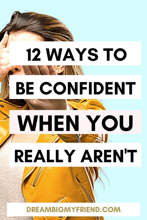 CONFIDENCE BUILDING – 12 WAYS TO APPEAR CONFIDENT WHEN YOU AREN’T Confidence Affirmations | How to be more confident tips | How to be more confident in yourself | How to be more confident around guys | How to be more confident tiktok | How to be more confident at school | Increase confidence | Increase confidence self esteem how to be more confident at work how to be more confident in a relationship how to be more confident wikihow how to be more confident reddit tips on how to be more confident Be More Confident Tips, Confident Tips, Confidence Affirmations, Be More Confident, Increase Confidence, Be Confident, In A Relationship, Self Healing, Confidence Building