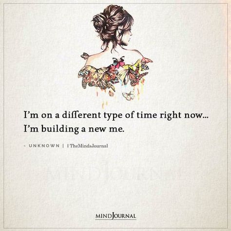 I’m on a different type of time right now… I’m building a new me. #beingmyself #selflovequote #loveyourselfquote Me Being Me Quotes, Being Me Quotes, New Me Quotes, Flower Quotes Inspirational, A New Me, I Am Quotes, Quotes Self Love, Now Quotes, Yourself Quotes