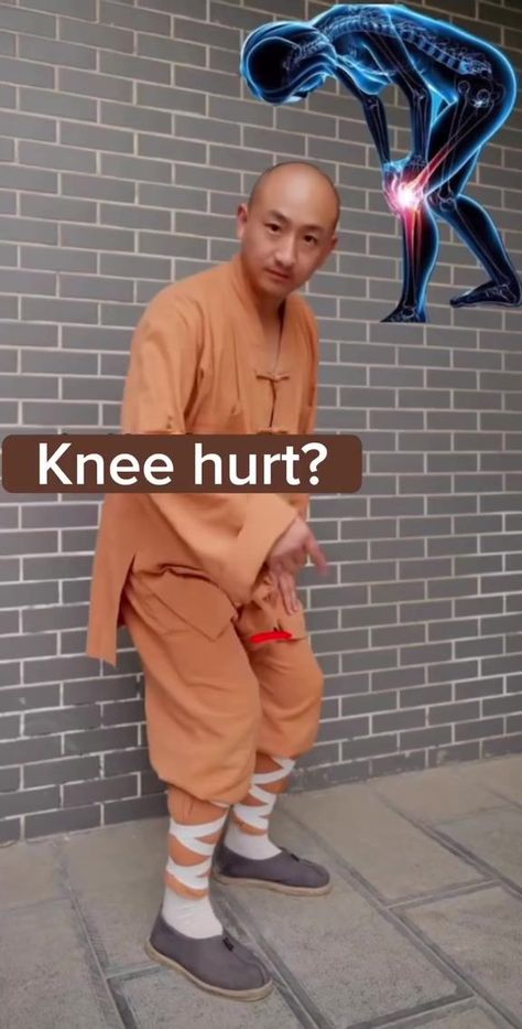 Knee Care, Tai Chi Exercise, Knee Strengthening Exercises, Body Massage Techniques, Yoga Facts, Knee Pain Exercises, Knee Exercises, Knee Pain Relief, Healthy Joints