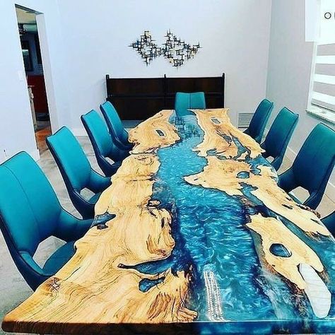 Epoxy Dining Table, Free Woodworking Project Plans, Wood Resin Table, Epoxy Wood Table, Epoxy Table Top, Dining Sofa, Epoxy Resin Table, Resin Furniture, Epoxy Table