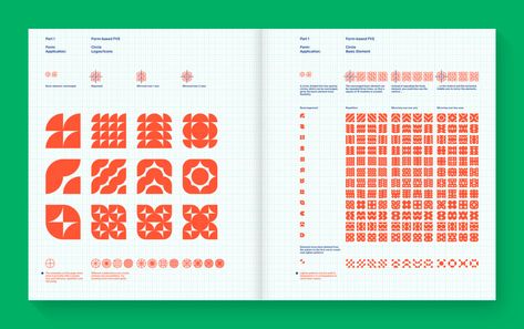 Visual Identity System, Visual System, User Experience Design, Communication Design, Flexible Design, Design System, How To Design, Experience Design, Brand Guidelines