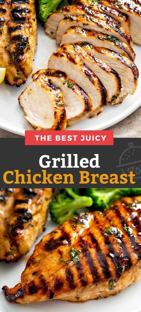 Skinnytaste Grilled Chicken Breast, Grilled Chicken Easy Recipes, Tender Chicken Marinade, Low Cholesterol Grilled Chicken Recipes, Stove Top Grilled Chicken Recipes, Grilled Chicken Meals Ideas Dinners, Low Sodium Grilled Chicken, Moist Grilled Chicken Breast, Chicken Breastrecipes Boneless Grilled