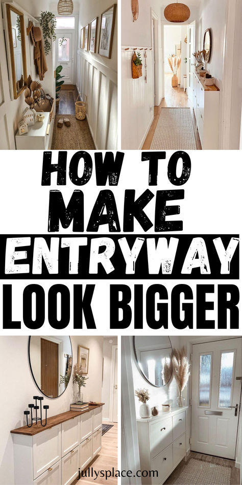 Entryway decor ideas Small Entrance Halls, Entrance Ideas Entryway, Foyer Ideas Entryway, Small Entryway Table, Ideas Entryway, Entrance Hall Decor, Hallway Makeover, Apartment Entrance, Small Foyer