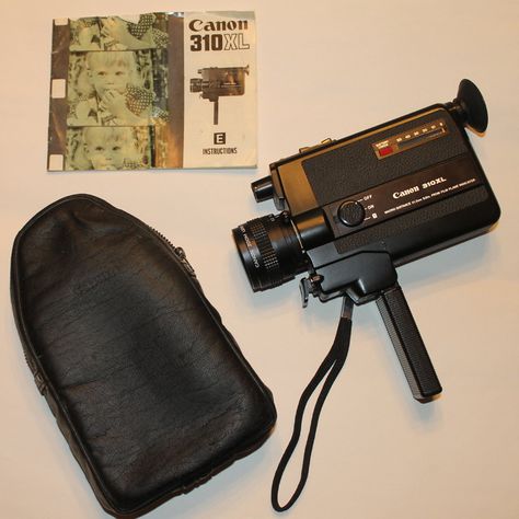 1970s Canon 310XL Super 8MM Movie Camera. 70s Camera, Old Movie Camera, Home Animation, Losing Focus, Vintage Cameras Photography, 8mm Camera, Baby Boomers Memories, Super 8mm, Super 8 Film