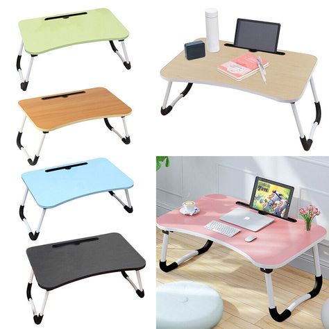 Portable Computer Desk, Folding Laptop Table, Kids Bedside Table, Laptop Table For Bed, Bed Tray Table, Laptop Desk For Bed, Computer Stand For Desk, Kids Study Table, Foldable Desk