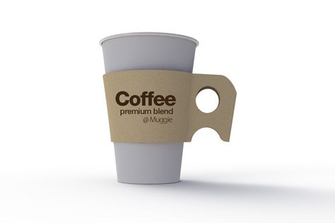 Easier to spill, easier to sue. Paper Cup Design, Flower Cafe, Coffee Bike, Coffee Cup Holder, Coffee Cup Sleeves, Paper Coffee Cup, Coffee Sleeve, Cup Sleeve, Coffee Shop Design