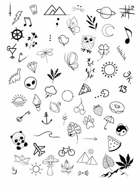 I will hand draw minimal tattoo design in my own style Herz Tattoo Klein, Tato Minimal, Cute Simple Tattoos, Minimal Tattoo Design, Sharpie Tattoos, Flash Tattoo Designs, Doodle Tattoo, Simple Tattoo Designs, Small Tattoos Simple