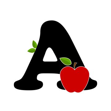 English alphabet with picture letter A English Letters Design Style, Alphabet Pictures Letter Art, English Alphabet Design, English Letters Design, Letter A Clipart, Alphabet With Pictures, English Alphabets With Pictures, Abc Countdown, Alphabet Letters Clipart