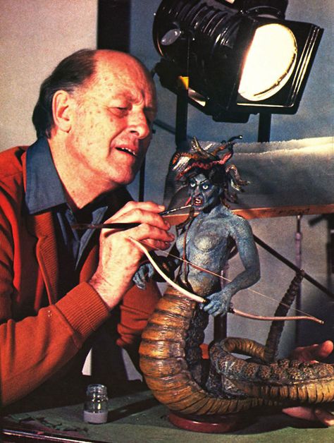 Happy 91st Birthday, Movie Special Effects, Ray Harryhausen, Clash Of The Titans, Print Screen, I Love Cinema, The Titans, Famous Monsters, Classic Horror Movies