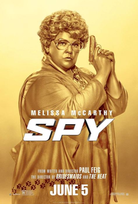 Melissa McCarthy is at it again, staring as Susan Cooper in the hilarious film "Spy." Spy Watch, Spy Movie, Carl Y Ellie, Kevin James, Michael Rooker, Jason Bourne, Jake Johnson, The Blues Brothers, Christopher Plummer