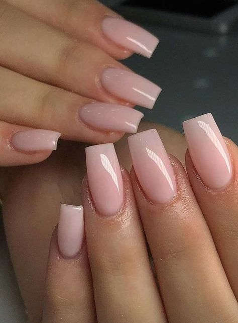 Natural Acrylic Nails, French Tip Acrylic Nails, Short Square Acrylic Nails, Simple Acrylic Nails, Classy Acrylic Nails, Nagel Inspo, Acrylic Nails Coffin Short, Pink Acrylic Nails, Square Acrylic Nails