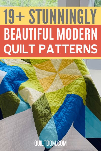 Simple Modern Quilt Pattern, Quilt Patterns Using Large Scale Prints, Modern Bed Quilt Patterns, California King Quilt Pattern, Easy Two Color Quilts Patterns Free, Modern Wall Hanging Quilts, Solid Color Quilts Patterns, Modern Minimalist Quilt, Bed Quilts Modern