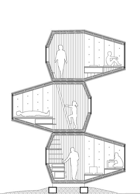 OFIS Arhitekti has found a new use for the micro house it designed earlier this year – the modular structure recently served as a temporary library Modular Design Architecture, Parasitic Architecture, Modular Architecture, Shoes For Women Sneakers, Temporary Architecture, Modular Housing, Concept Models Architecture, Shoes Aesthetic, Modular Unit