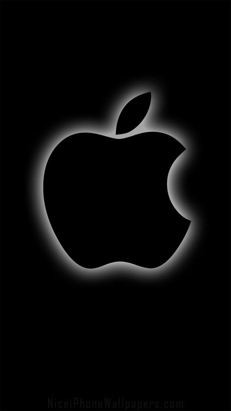 750x1334 Black apple iPhone 6/6 plus wallpaper and background Black, Wallpapers, Iphone, Iphone Black, Black Apple, Apple Logo, Wallpaper Iphone, Black And White, White