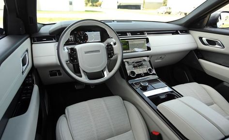 Range Rover Velar Interior, Range Rover Inside, 2018 Range Rover, Range Rover Interior, Luxury Cars Range Rover, First Time Driver, Range Rover Velar, Luxury Sports Cars, Best Car Insurance