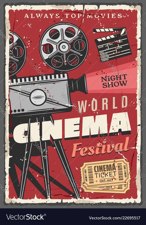 Vintage Video Camera, Vintage Films, Affiches D'art Déco, Film Vintage, Poster Vintage Retro, Futurisme Retro, Seni Vintage, Vintage Videos, Vintage Poster Design