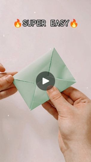 Origami A4 Paper, Easy Paper Envelope, How To Make Envelopes, Diy Envelop, Origami Envelope Easy, Origami Envelope, How To Make An Envelope, Envelope Art, Paper Envelope