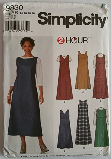 Couture, Neckline Variations, Jumper Pattern, Jumper Patterns, Costume Sewing Patterns, Simplicity Sewing, Simplicity Sewing Patterns, Sewing Pattern Sizes, Simplicity Patterns