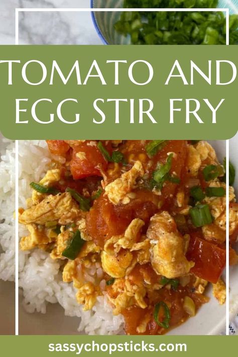 Simple yet satisfying, this classic Chinese dish combines the freshness of ripe tomatoes with the wholesome goodness of scrambled eggs, cooked to perfection in a savory sauce. Chinese Tomato And Egg, Egg Stir Fry, Tomato And Egg, Steamed White Rice, Tomato Vegetable, Savory Sauce, Ripe Tomatoes, Chinese Dishes, How To Cook Eggs