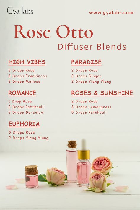 Rosewood Essential Oil Blends, Rose And Vanilla Essential Oil Blends, Tuberose Essential Oil Blend, Rose Diffuser Blends, Rose Essential Oil Blends, Rose Blend, Rosewood Essential Oil, Essential Oils For Face, Essential Oil Combinations