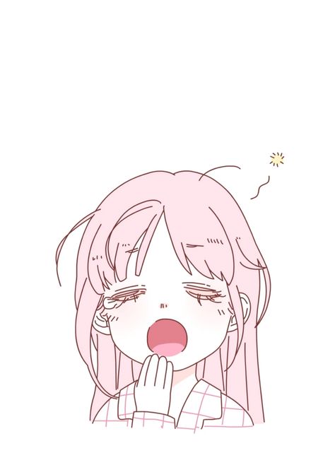 Girl Yawning Wallpaper Japanese Graphic Design, Arte Sketchbook, Wallpaper Anime, Kawaii Wallpaper, 영감을 주는 캐릭터, Anime Angel, Kawaii Art, Art Anime, Anime Sketch