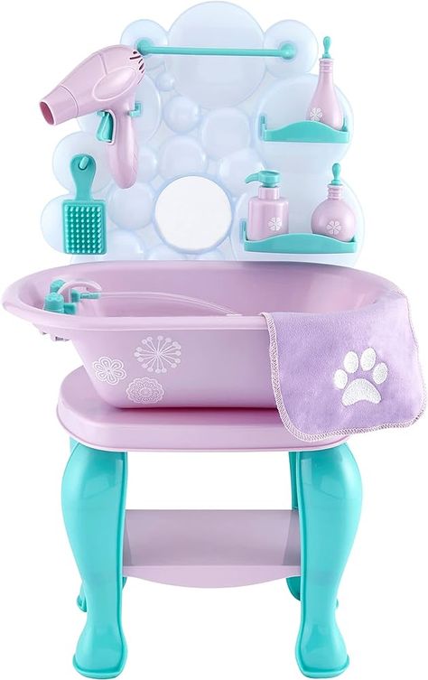 Amazon.com: Journey Girls Pet Grooming Playset with 5 Accessories for 18 Inch Dolls, Kids Toys for Ages 6 Up by Just Play : Toys & Games Journey Girl Dolls, Minnie Mouse Toys, Disney Princess Toys, Accessoires Barbie, Baby Doll Nursery, Kids Toy Shop, Baby Doll Toys, Princess Toys, Moose Toys