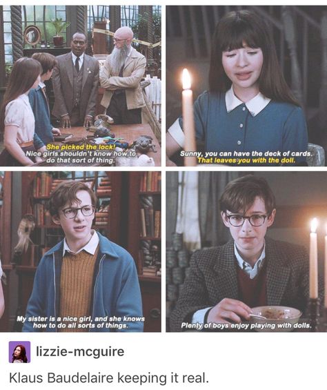 Humour, Series Of Unfortunate Events Quotes, My Villian Era, Asoue Fanart, A Series Of Unfortunate Events Quotes, Klaus Baudelaire, Kids Goals, Lemony Snicket, Unfortunate Events