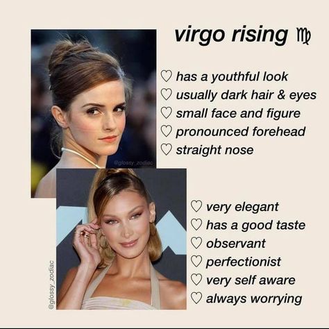 Virgo Rising Appearance, Astrology Study, Zodiac Leo Art, Virgo Energy, Astrology Journal, Virgo Rising, Rising Signs, Venus In Gemini, Capricorn Rising