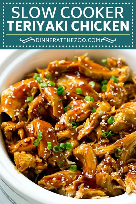 Crockpot Chicken Recipes Freezer, Asian Crockpot Chicken Recipes, Trader Joes Soyaki Chicken Crockpot, Teriyaki Chicken Slow Cooker, Slow Cooker Kip, Crock Pot Teriyaki Chicken, Crockpot Teriyaki, Chicken Slowcooker, Ayam Teriyaki