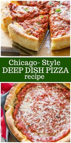 White Sauce Pizza Recipe, Chicago Deep Dish Pizza Recipe, Pizza Pairings, Pizza Chicago, White Pizza Sauce, Chicago Style Deep Dish Pizza, Resep Pizza, Makanan Italia, Deep Dish Pizza Recipe
