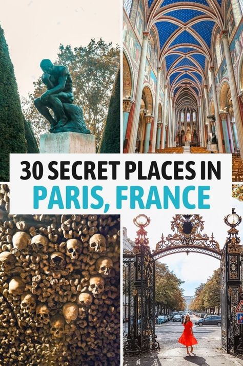 Discover secret places and hidden gems in Paris France with our detailed guide. Uncover the best things to do in Paris France that many tourists miss. Our Paris travel guide provides essential Paris travel tips for exploring these unique spots. Whether you're traveling to France for the first time or a seasoned traveler, these places to visit are a must do in Paris. Don't miss out on the best places to go in France. Visit France and experience its hidden beauty. Must Do In Paris, Hidden Gems In Paris, Traveling To France, Paris Trip Planning, Paris Hidden Gems, Places In Paris, Day Trip From Paris, Things To Do In Paris, Paris Travel Tips